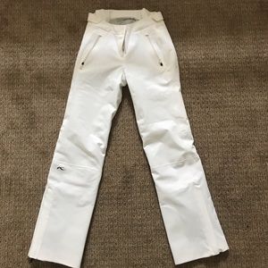 Womens KJUS ski pants size 26/S in white